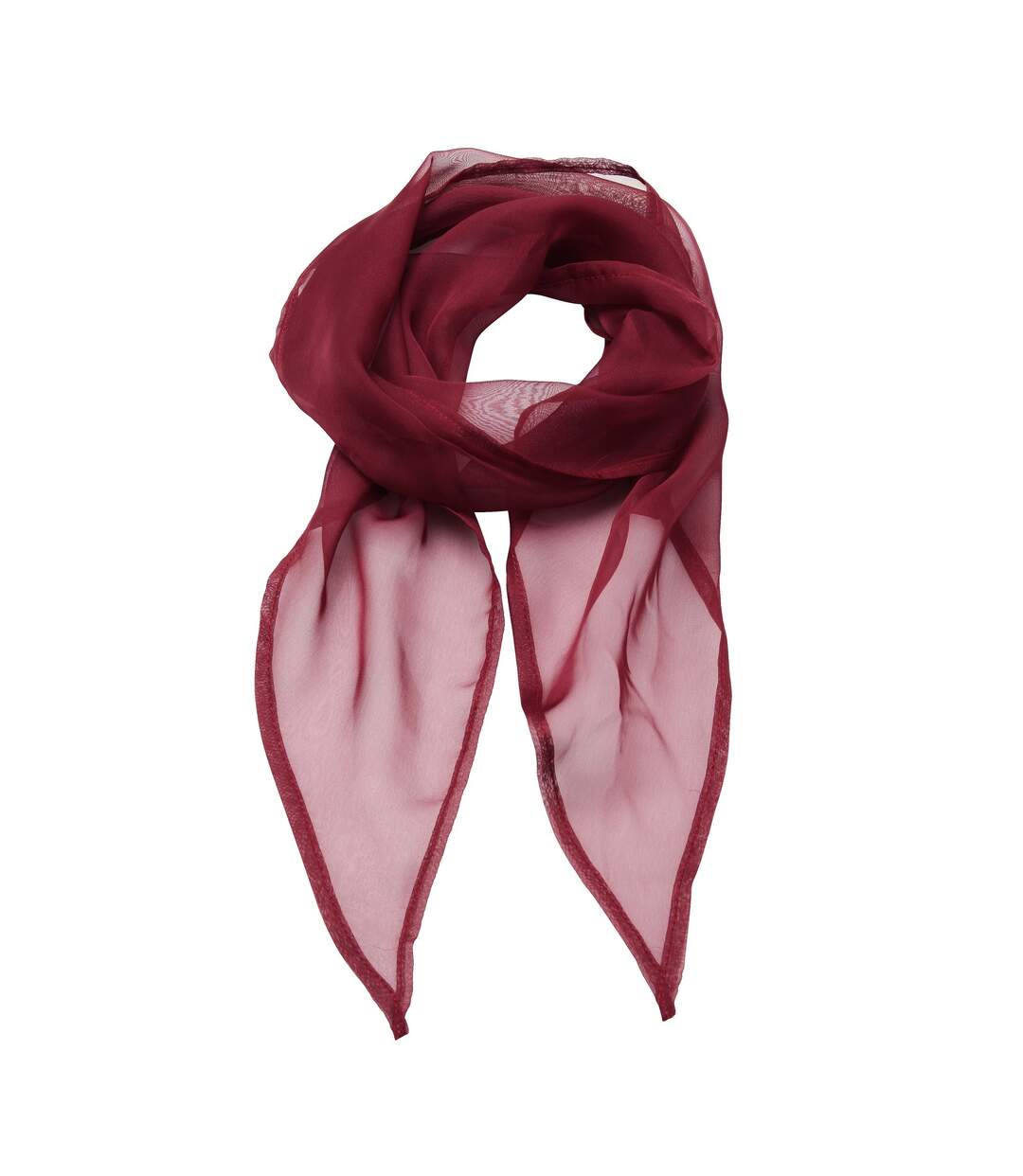 Foulard de travail femme taille unique bordeaux Premier-1