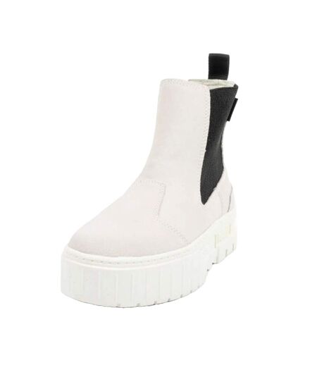 Bottines Chelsea Mayze Femme Blanc Noir Puma