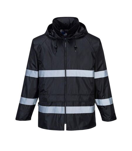 Portwest Mens Classic Iona Raincoat (Black) - UTPW963
