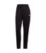 Womens/ladies Essentials Striped Tracksuit Black Adidas-3