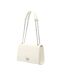 Sac à main ecru femme calvin klein jeans ck medium conv chain - taille unique-1
