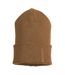 Bonnet Motif/style Côtelé Complete Marron Mascot-1
