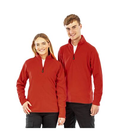 Unisex Adult Microfleece Top Red Result Genuine Recycled