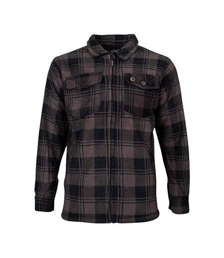 Chemise Motif/style À Carreaux Homme Marron Speero