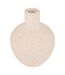 Vase Déco en Magnésie Ted 43cm Blanc-1