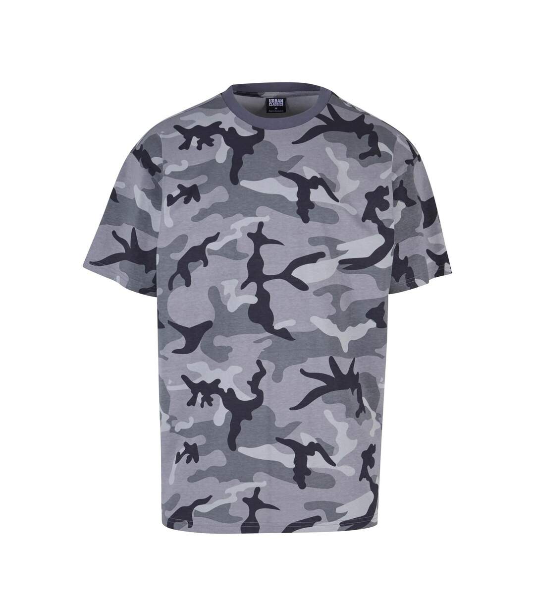 T-shirt Homme Noir Gris Gris Clair Urban Classics-1