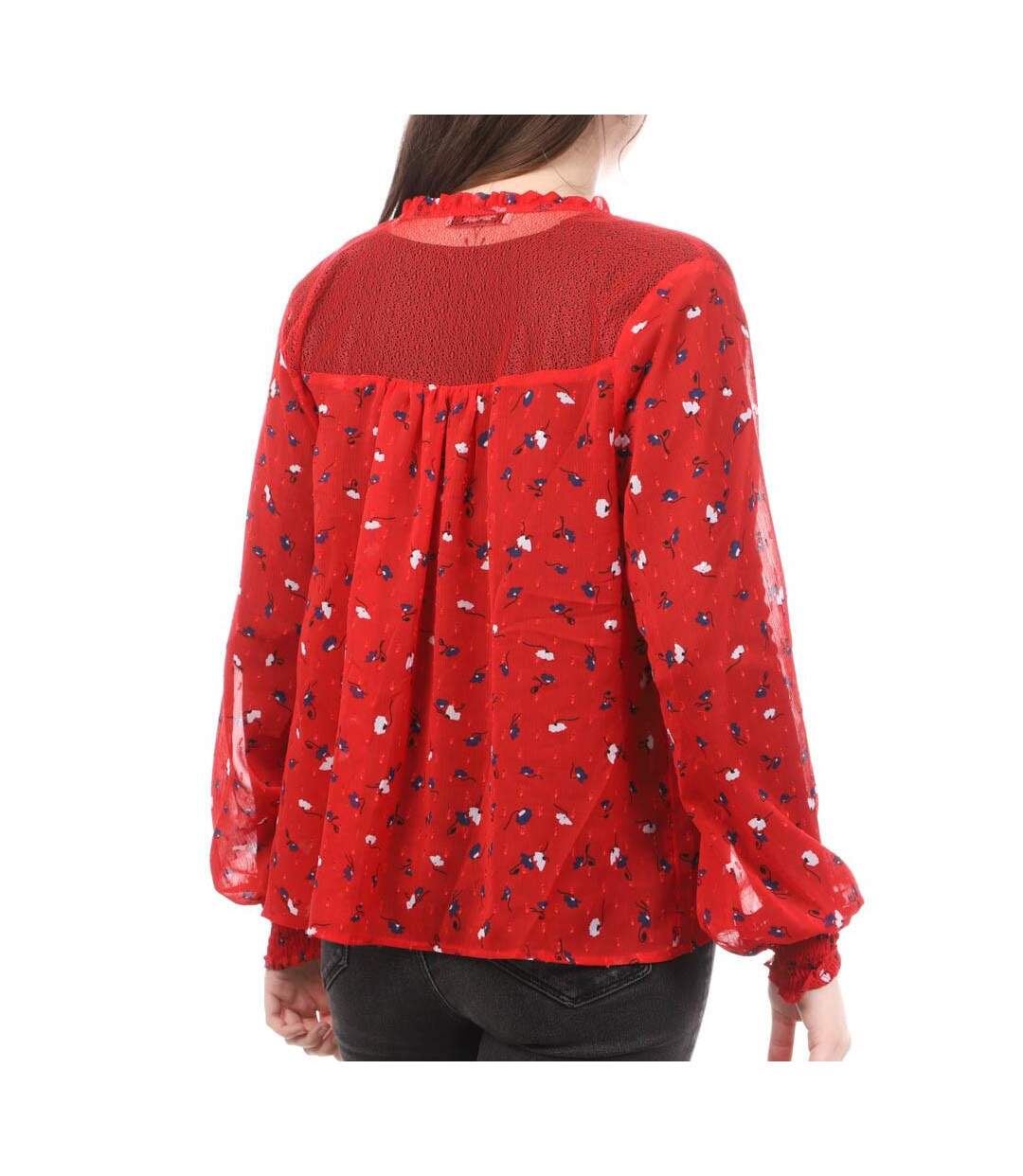 Blouse Rouge Femme Teddy Smith Tacita - S-2