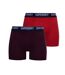 Lot x2 Boxers Rouge/Bordeaux Homme Superdry - S