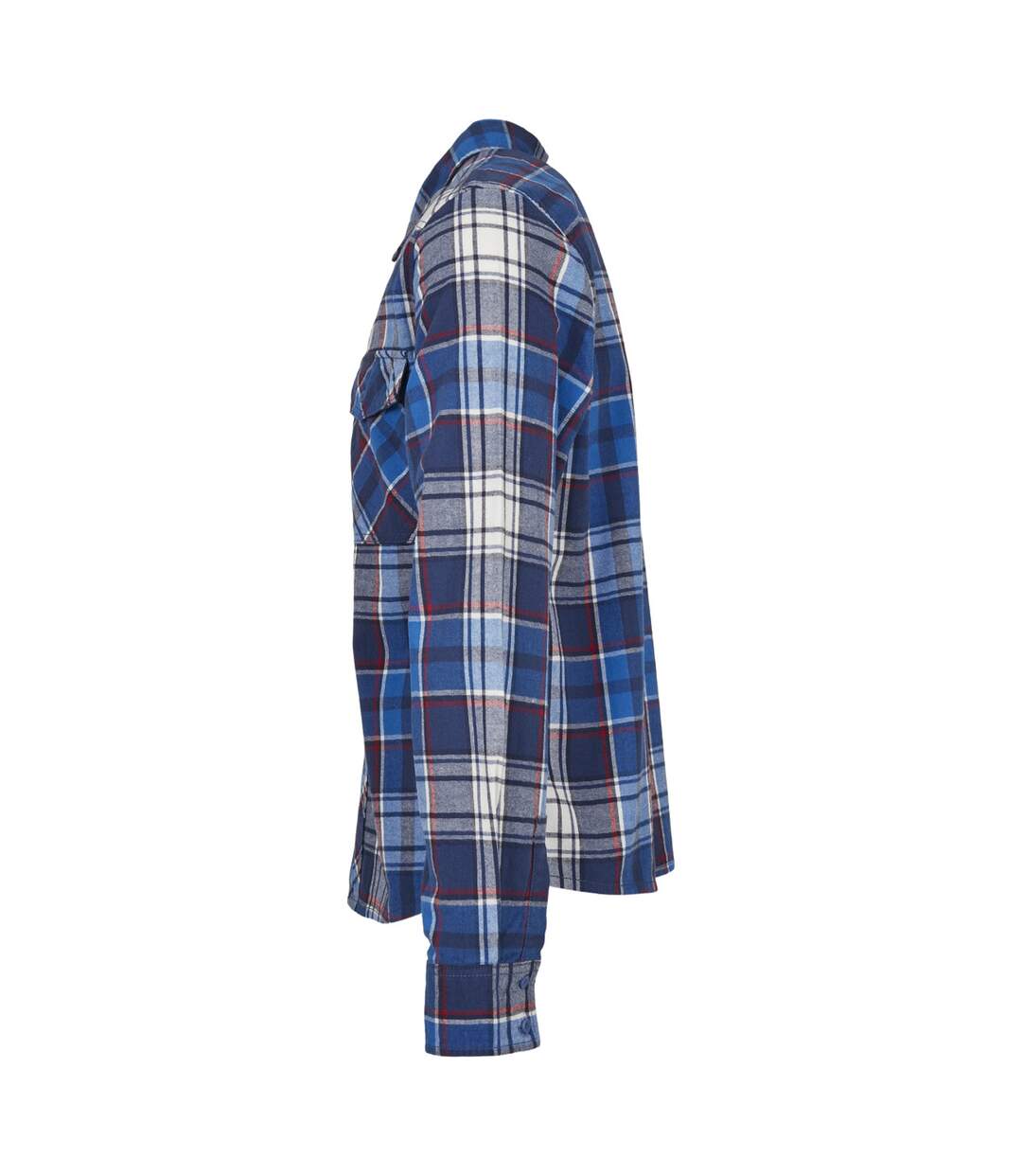 Chemise À Carreaux Pour Hommes Marine Build Your Brand-3