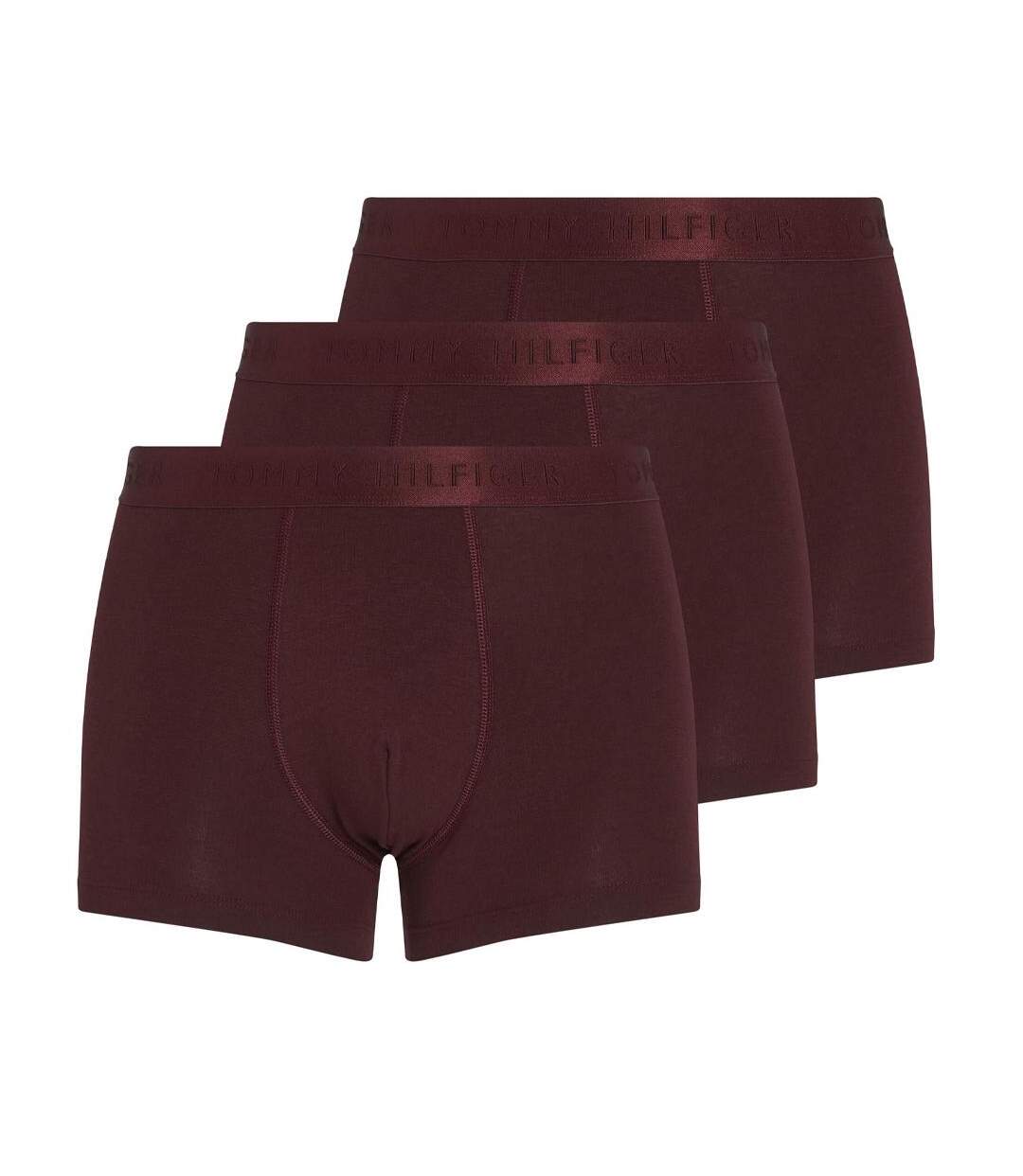 X3  Boxers Bordeaux Homme Tommy Hilfiger Bottoms - L