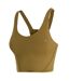 Womens/ladies Jaida Cut-out Back Sports Bra Granite Grey The North Face-1