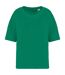 Womens/ladies terrycloth t-shirt malachite green Native Spirit