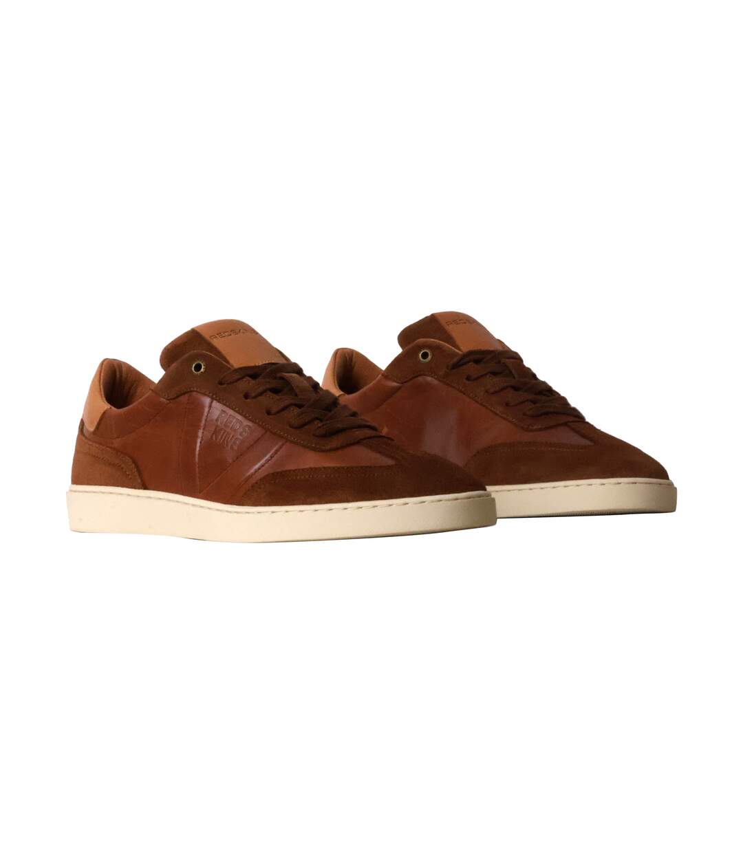 Basket Cuir Redskins Quadri-3