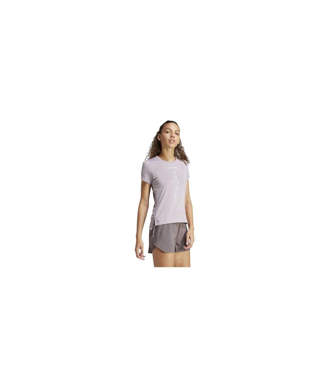 T-shirt Terrex Agravic Trail Femme Figue Adidas-1