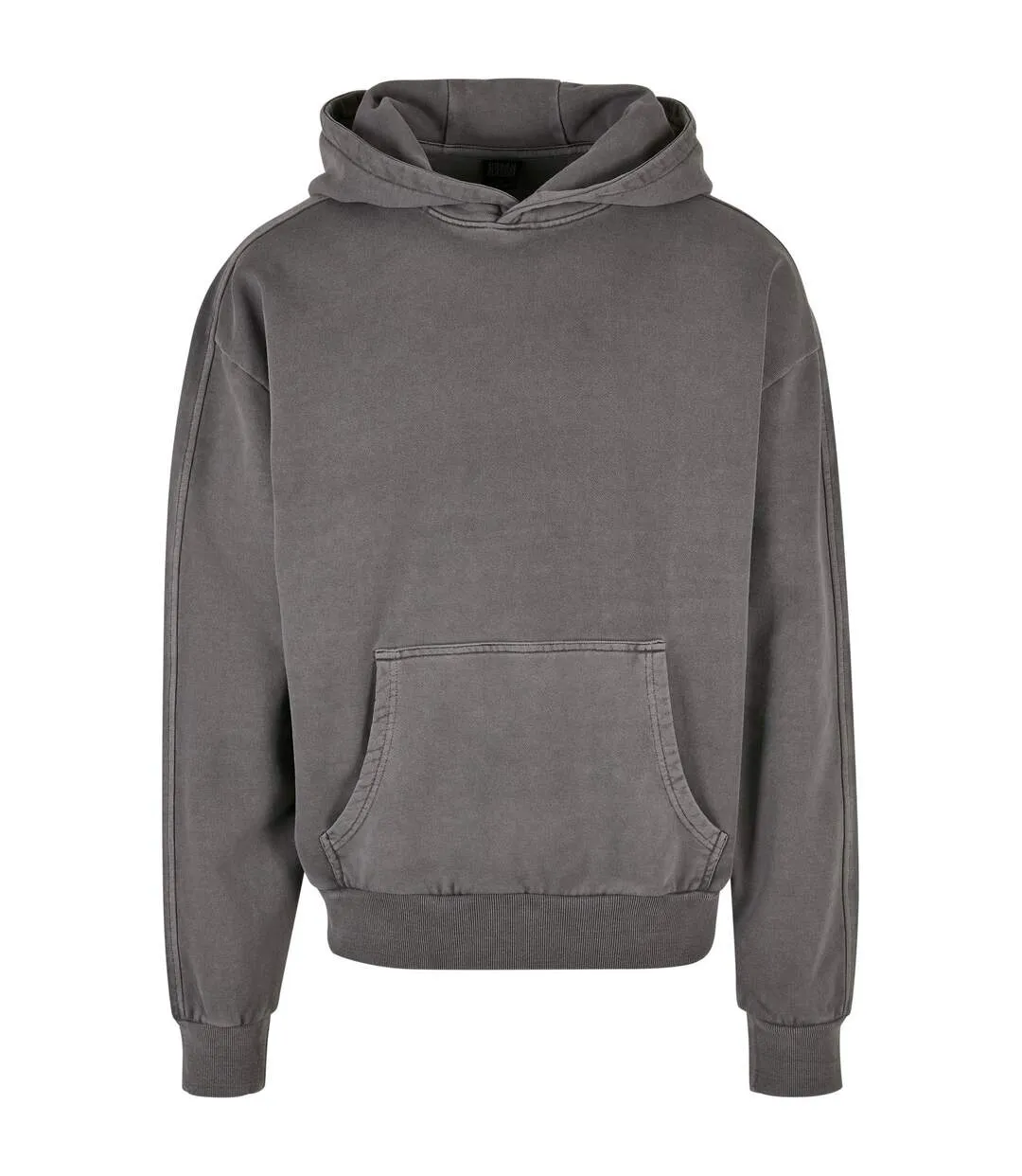 Sweat À Capuche Homme Gris Foncé Urban Classics-1