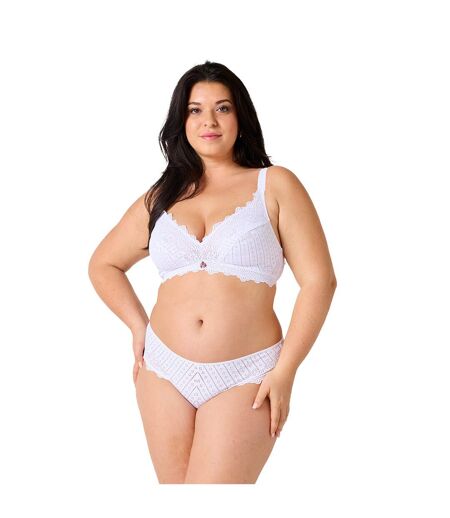 Slip grande taille blanc Poétesse