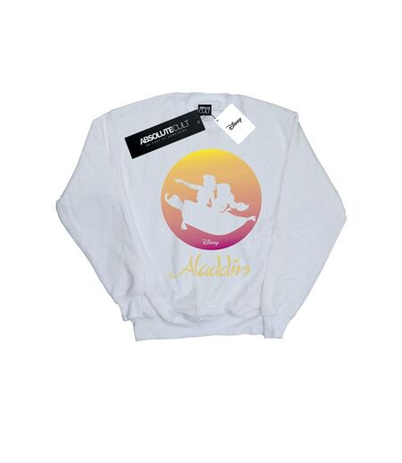 Disney - Sweat ALADDIN FLYING SUNSET - Femme (Blanc) - UTBI14076