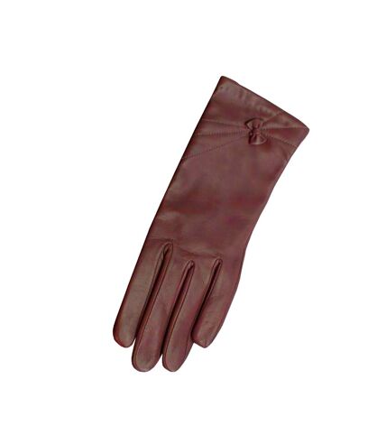 Gants en cuir pour femmes tina s rouge Eastern Counties Leather