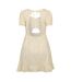 Robe Courte Manches Bouffantes Femme Crème Jack Wills-3