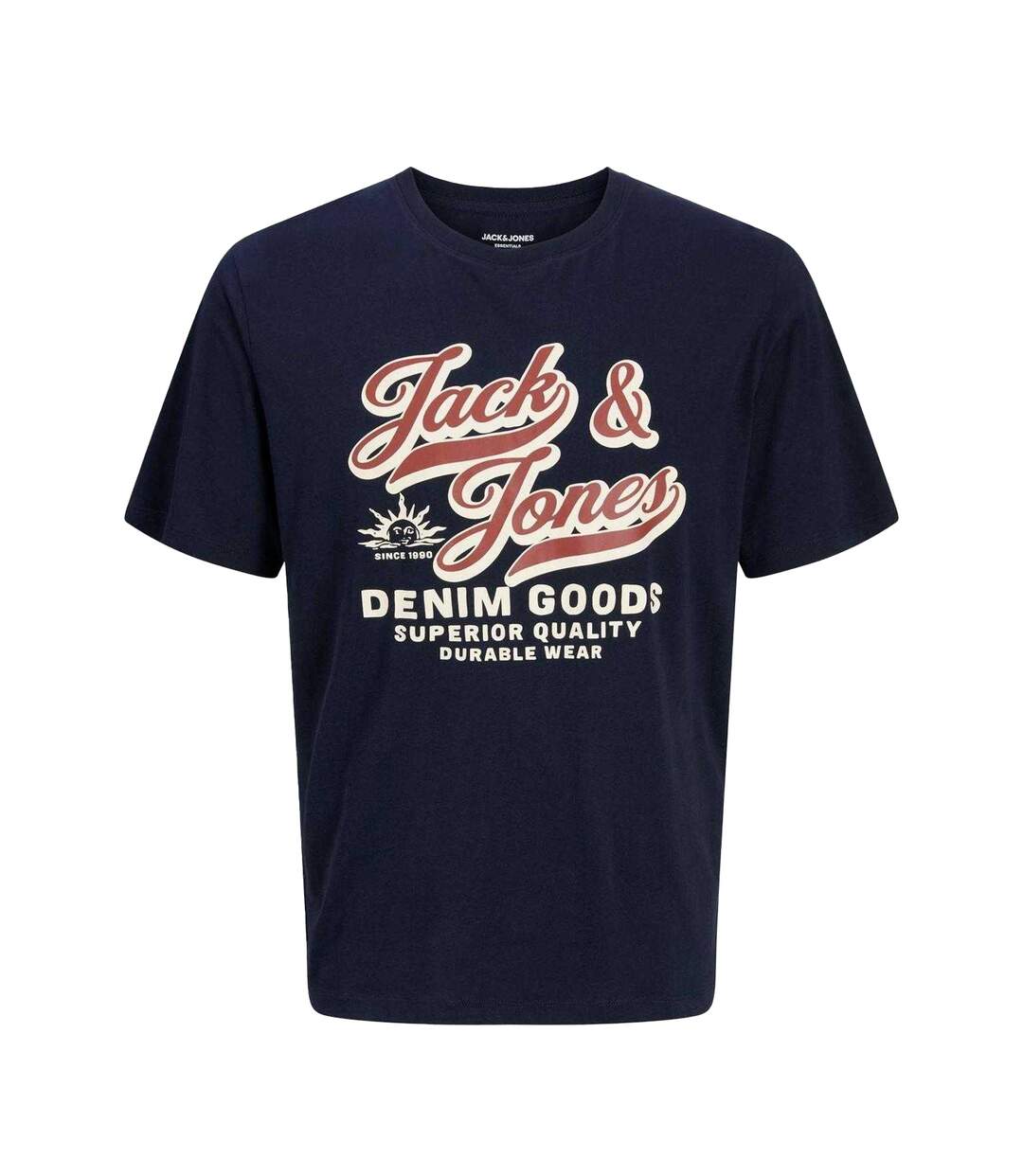 T-shirt Motif/style Logo Et Couleurs Homme Bleu Foncé Jack And Jones-1