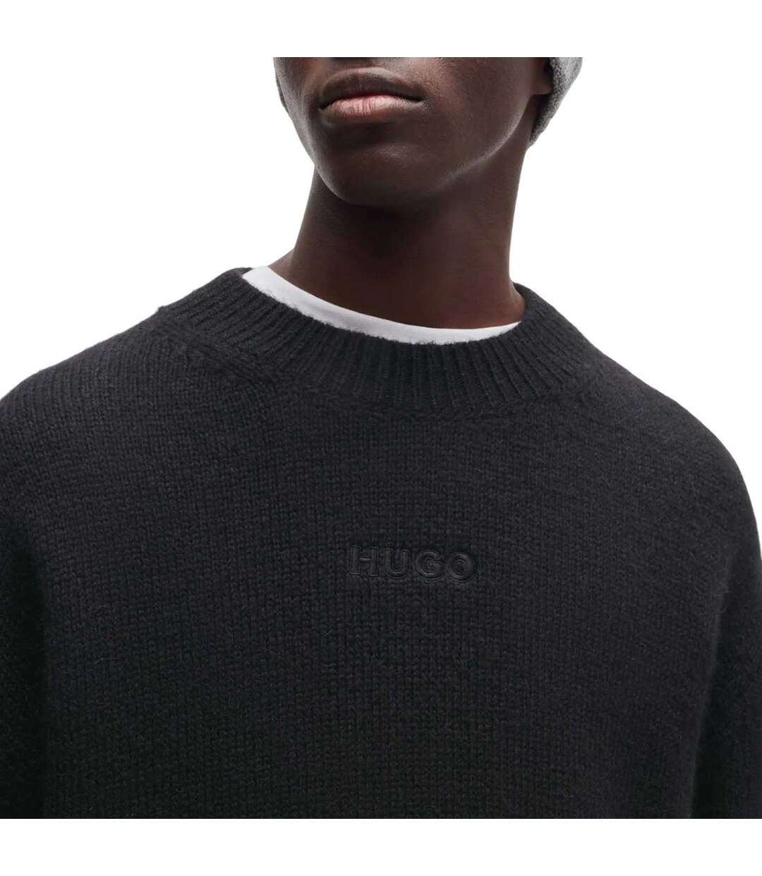 Sweat Seese Homme Noir Hugo-4