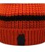 Dare 2B Mens Thinker II Striped Knitted Beanie (Rooibos Tea/Puffins Orange) - UTRG8883