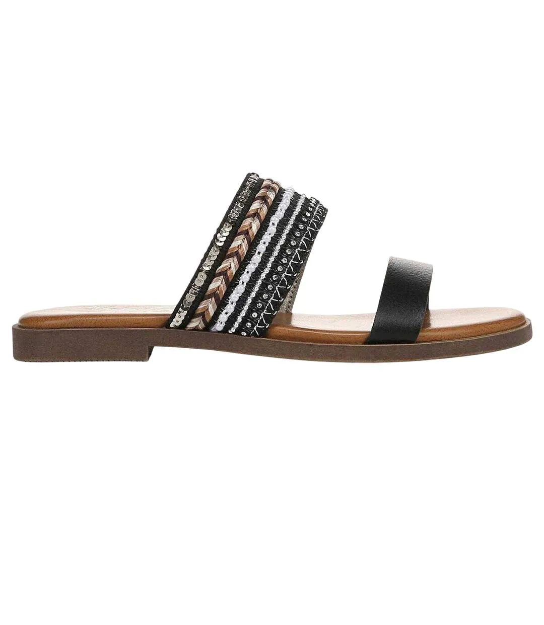 Womens/ladies Curtis Embellished Sandals Black Blowfish Malibu-4