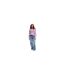Womens/ladies Space Dye Textured Knit Pullover Purple Rose JJXX-1