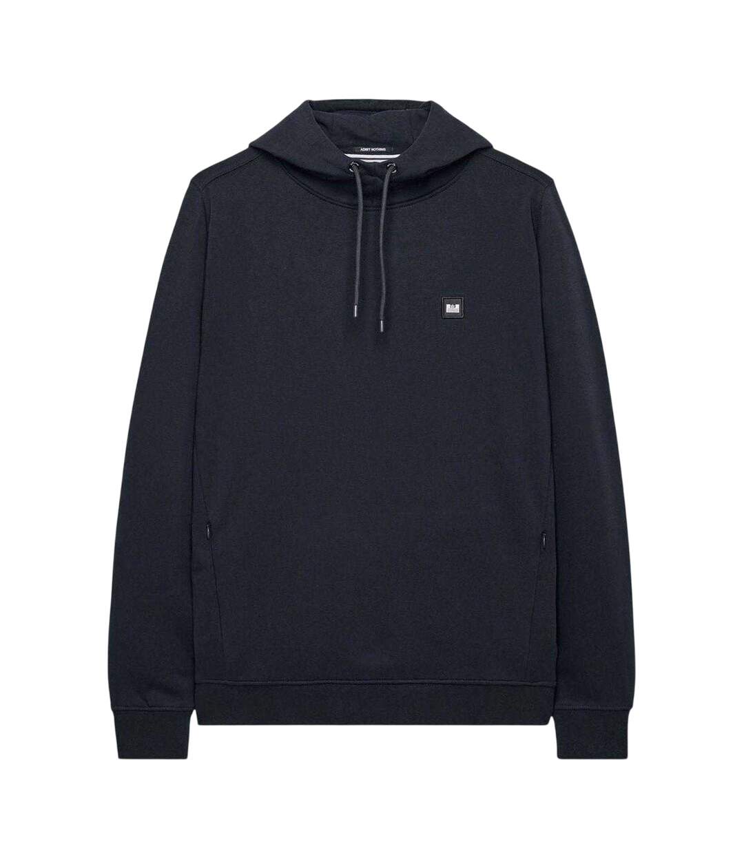 Mens Combed Cotton Hidden Pocket Drawstring Hoodie Navy Weekend Offender-2