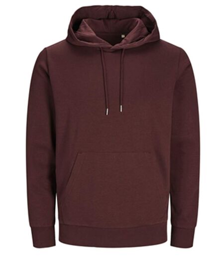 Sweat à capuche - JACK&JONES - Unisexe - JJ3902 - rouge vin port royal