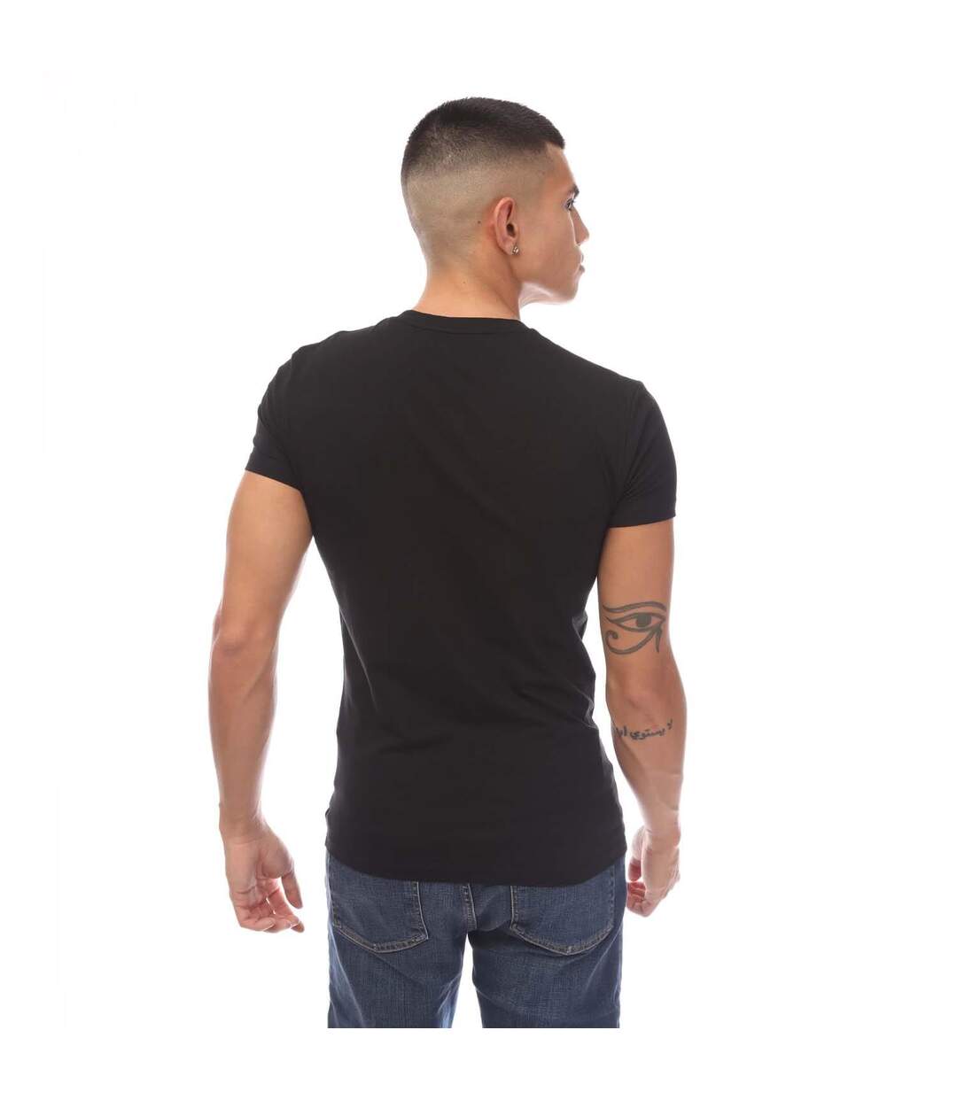 T-shirt homme noir Emporio Armani-2