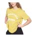 Unisex Adult Arch Cotton T-shirt Mustard Blank Essentials-3