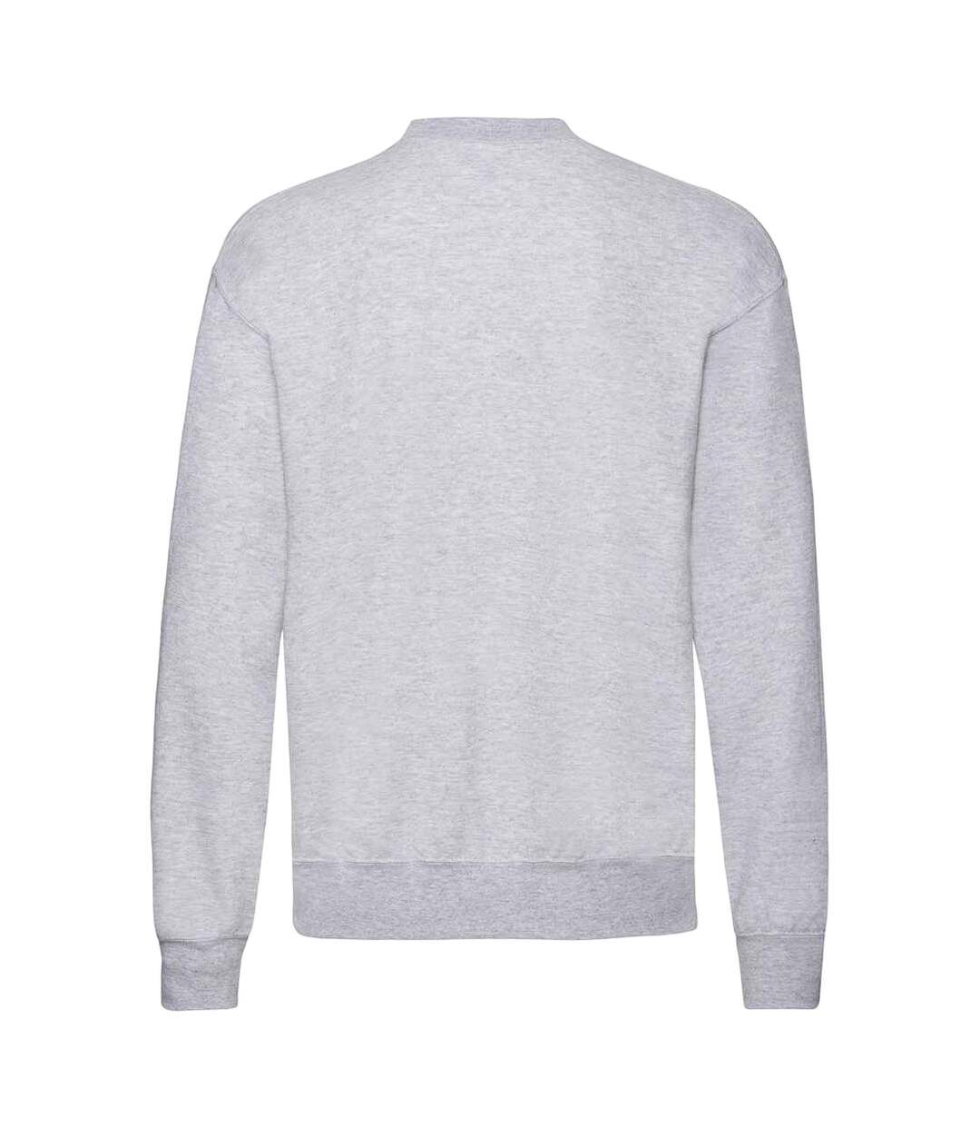 Sweat classic homme gris chiné Fruit of the Loom