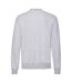 Mens classic 80/20 set-in sweatshirt heather grey Fruit of the Loom