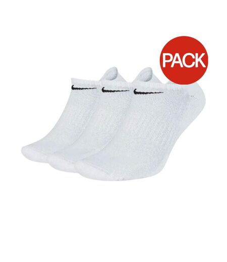 Lot De 3  Socquettes Discrètes Everyday Adulte Blanc Nike