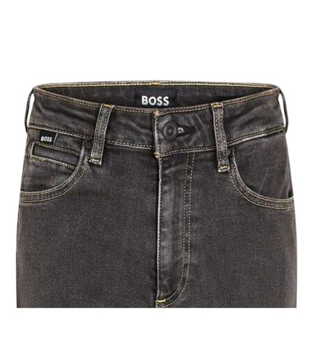 Womens/ladies Denim Plain Slim Jeans Pastel Grey Boss
