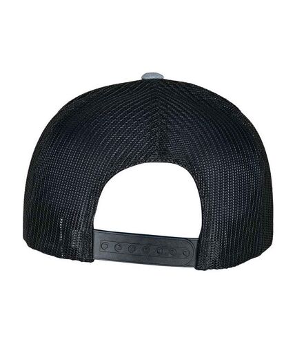 Casquette trucker adulte gris chiné/noir Flexfit