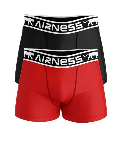 LOT DE 2 BOXERS BLACK & RED