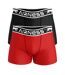 LOT DE 2 BOXERS BLACK & RED