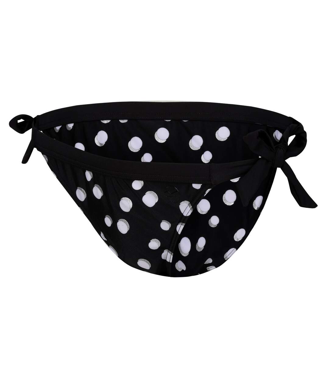 Womens/ladies flavia polka dot bikini bottoms black/white Regatta