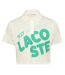 Polo Motif/style Lettrage Femme Blanc Lacoste-2