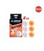 Pack of 6  Avantgarde poly 3 star table tennis balls  one size white/orange Donic-Schildkroet