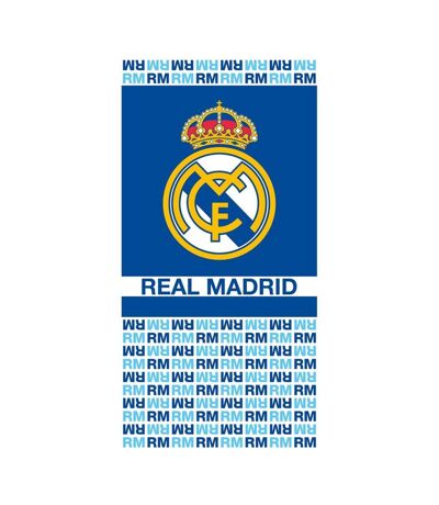 Serviette rouge / bleu / jaune Real Madrid CF