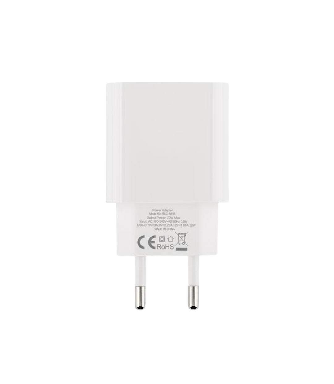 Plugme usb charger eu plug one size white MidOcean-2