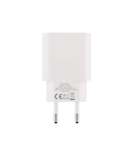 Plugme usb charger eu plug one size white MidOcean