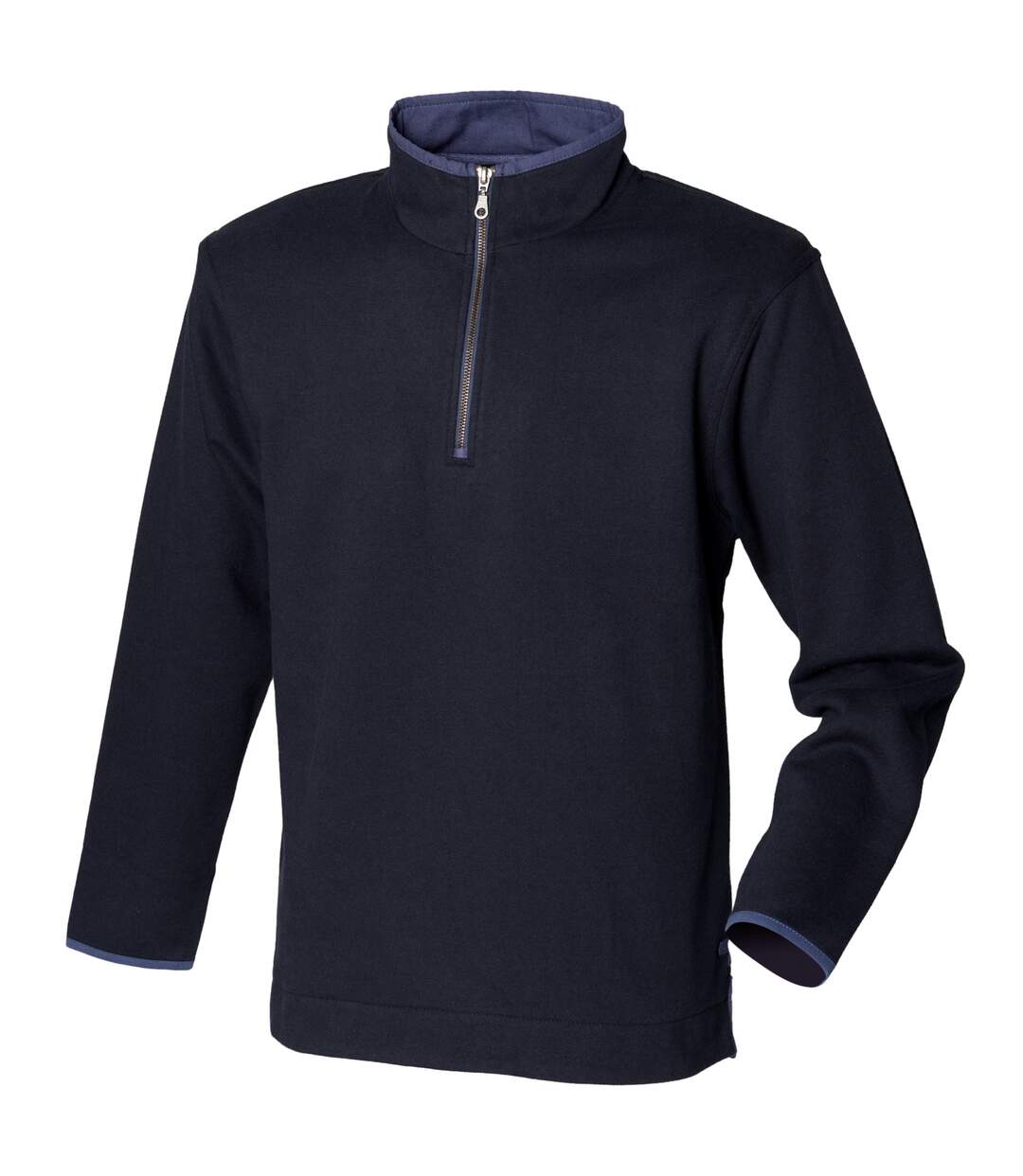 Front Row - Sweatshirt à fermeture zippée - Homme (Bleu marine) - UTRW489