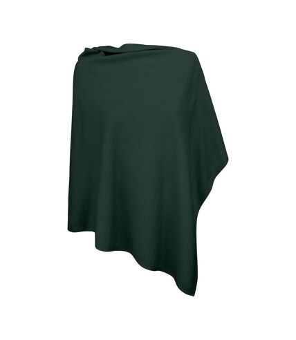 Harvest Womens/Ladies Poncho (Forest Green) - UTUB431