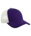 Rapper 5 Panel Cotton Sustainable Trucker Cap Purple White Atlantis-2