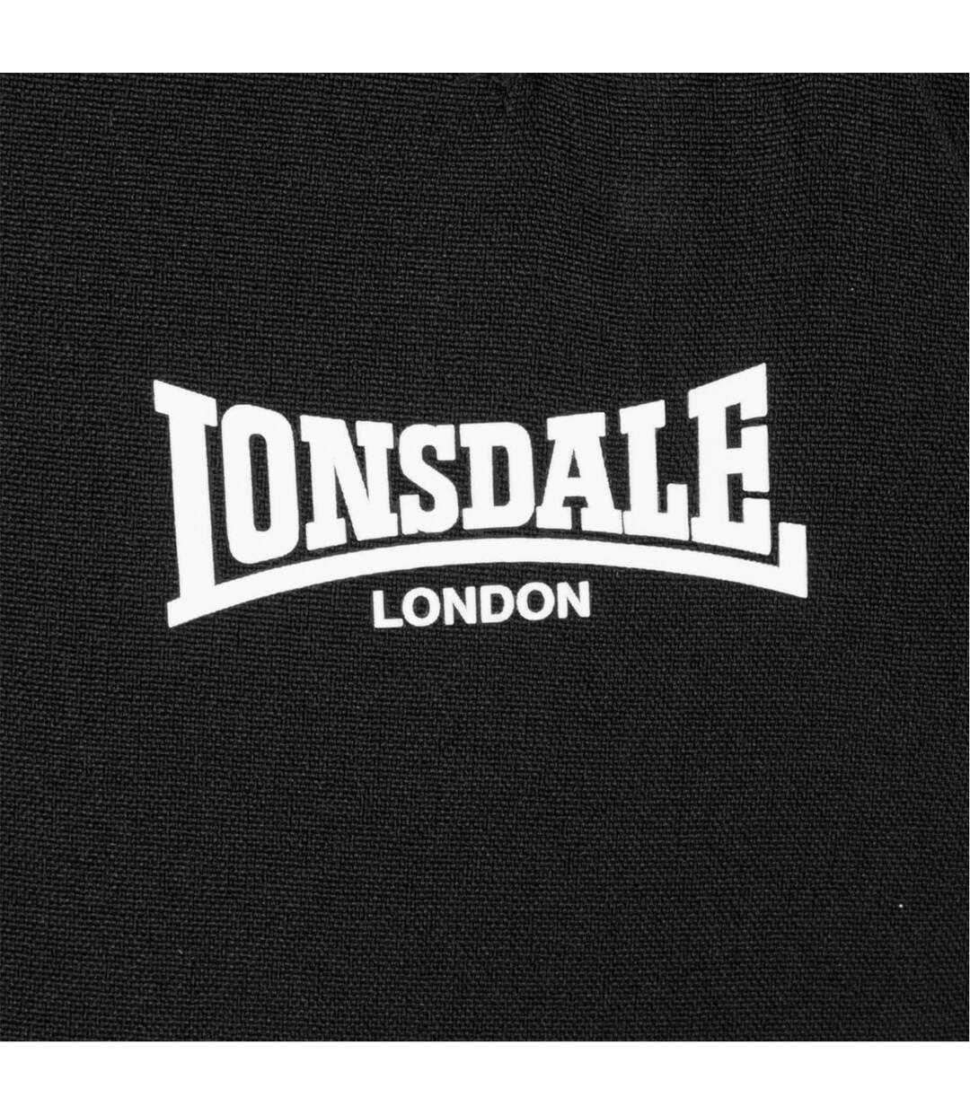 Mens Woven Trousers Black Lonsdale-4