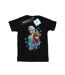 Disney - T-shirt FROZEN ELSA AND ANNA SISTERS - Femme (Noir) - UTBI24885-1
